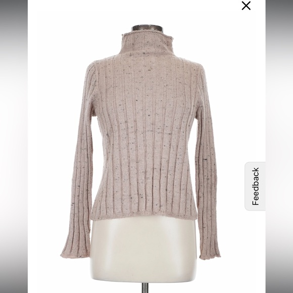 Madewell Donegal Evercrest Turtleneck mock neck Sweater medium - Picture 4 of 6